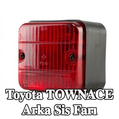 XL Arka sis lambası Arka, sabitleme malzemesi ile, ampuller olmadan — Toyota Townace