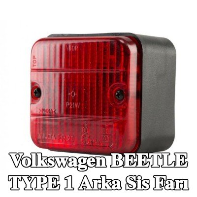XL Arka sis lambası Arka, sabitleme malzemesi ile, ampuller olmadan — Volkswagen Beetle Type 1