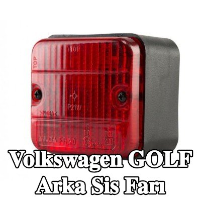 XL Arka sis lambası Arka, sabitleme malzemesi ile, ampuller olmadan — Volkswagen Golf