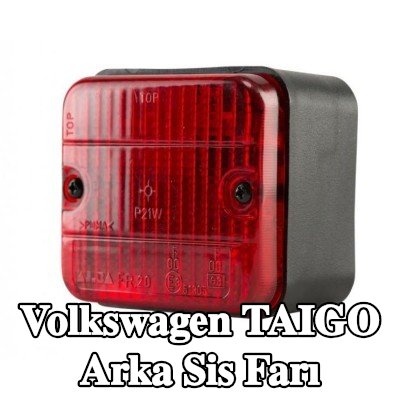 XL Arka sis lambası Arka, sabitleme malzemesi ile, ampuller olmadan — Volkswagen Taigo