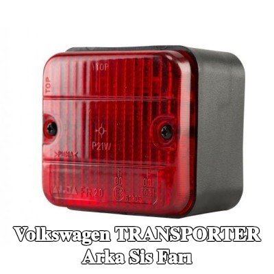 XL Arka sis lambası Arka, sabitleme malzemesi ile, ampuller olmadan — Volkswagen Transporter