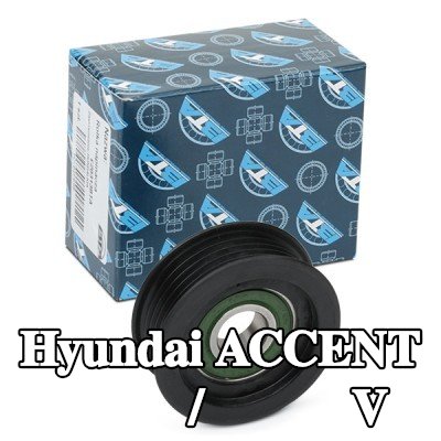 BTA بكرة انحراف/توجيه، حزام V — Hyundai Accent