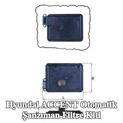 MAHLE Conta/sızdırmazlık elemanı içeren otomatik şanzıman filtre kiti — Hyundai Accent