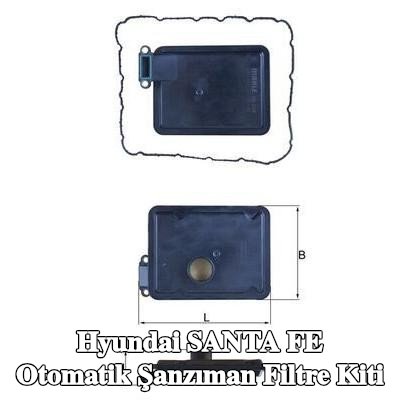 MAHLE Conta/sızdırmazlık elemanı içeren otomatik şanzıman filtre kiti — Hyundai Santa Fe