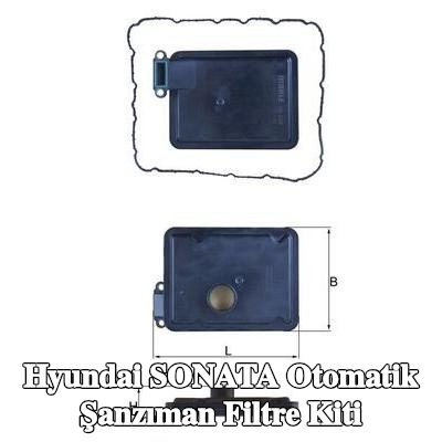 MAHLE Conta/sızdırmazlık elemanı içeren otomatik şanzıman filtre kiti — Hyundai Sonata