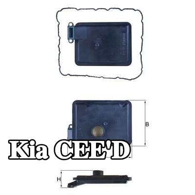 MAHLE مجموعة مرشح ناقل الحركة الأوتوماتيكي مع حشية/سداد — 2012 Kia Cee'd