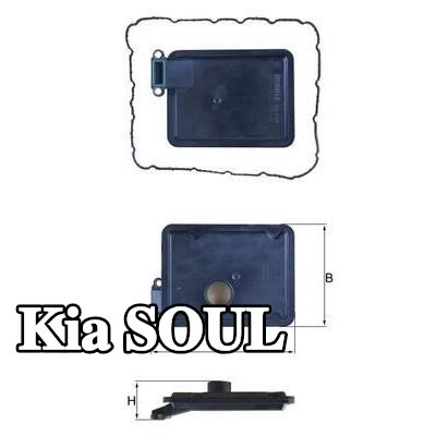 MAHLE مجموعة مرشح ناقل الحركة الأوتوماتيكي مع حشية/سداد — Kia Soul