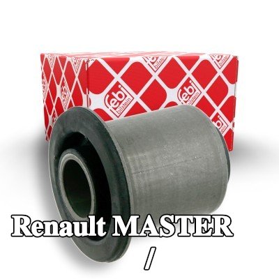 FEBI BILSTEIN جلبة الذراع الخلفي / ذراع التعليق الأمامي, المحور الأمامي السفلي — 2002 Renault Master
