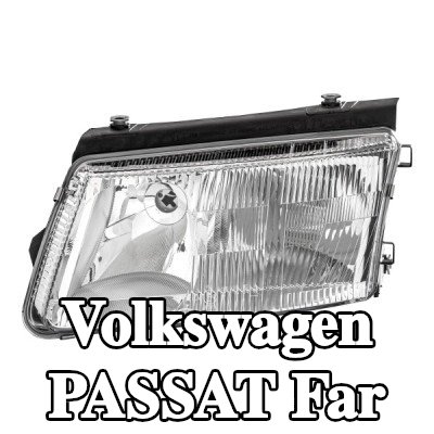 HELLA Far Sol, H1, H7, H7/H1, W5W, ampuller olmadan, yön göstergesi olmadan, far seviyeleme motoru olmadan — 1997 Volkswagen Passat