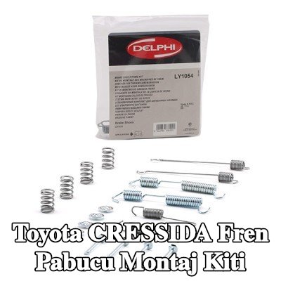 DELPHI Fren pabucu montaj kiti — Toyota Cressida