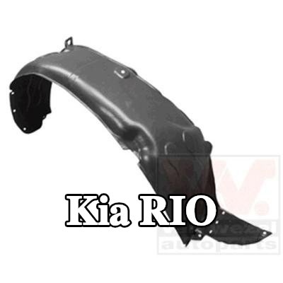 VAN WEZEL بطانة قوس العجلة - الجانب الأيمن الأمامي — 2012 Kia Rio