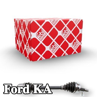 FEBI BILSTEIN عمود الدفع المحور الأمامي الأيسر, مع صمولة — 2012 Ford Ka