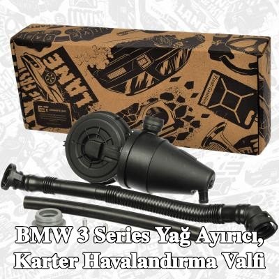 ET ENGINETEAM Yağ ayırıcı, karter havalandırması Silindir Kafası, hortumlu, cıvatalar ile — 1995 BMW 3 Series