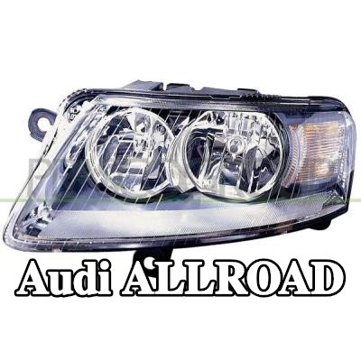 PRASCO المصباح الأمامي الأيسر, H7/H7, بدون محرك لتسوية المصباح الأمامي — Audi Allroad