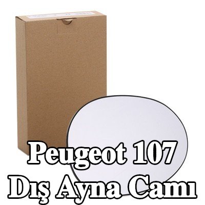 ALKAR Sol yan ayna camı — Peugeot 107