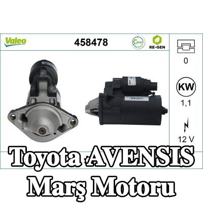 VALEO Marş motoru 1, 1kW — 1997 Toyota Avensis