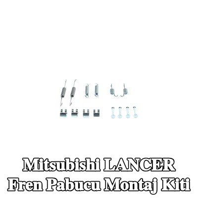 BOSCH Yaylı fren pabucu montaj kiti — 1990 Mitsubishi Lancer