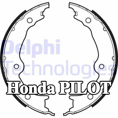DELPHI مجموعة أحذية الفرامل — Honda Pilot