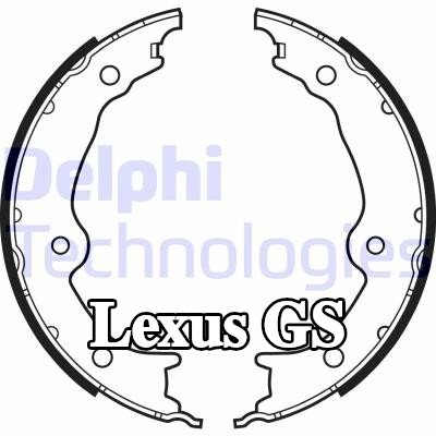 DELPHI مجموعة أحذية الفرامل — Lexus Gs