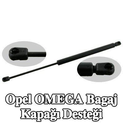 FEBI BILSTEIN Bagaj kapağı amortisörü (Her iki taraf), 509mm — 1990 Opel Omega