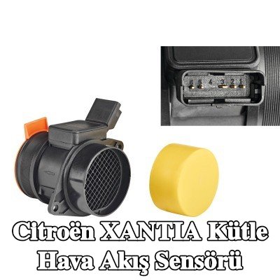 VALEO Kütle hava akış sensörü 12V, entegre hava sıcaklığı sensörlü — Citroën Xantia