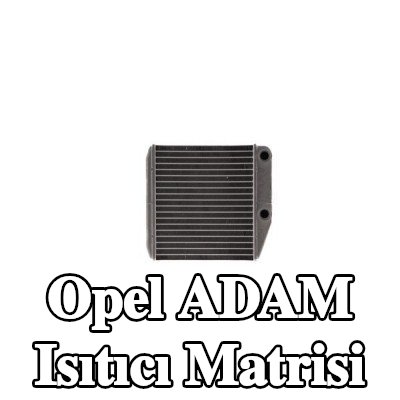 MAHLE Aksesuarları dahil ısıtıcı matrisi, boru ile, conta halkası ile — Opel Adam