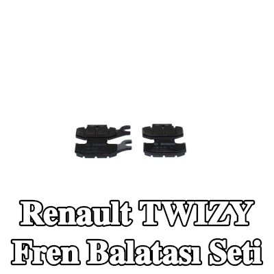 BOSCH Fren balatası seti 10, 3mm, gıcırtı önleyici plaka ile, montaj kılavuzu ile — Renault Twizy