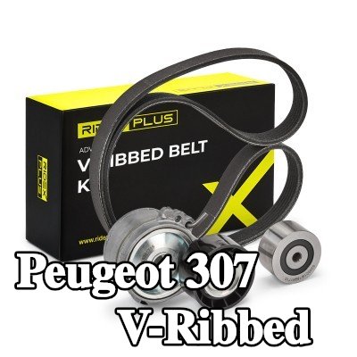 RIDEX PLUS مجموعة أحزمة V-Ribbed — Peugeot 307