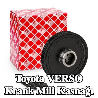 FEBI BILSTEIN Krank mili için krank mili kasnağı, cıvata/vida ile — Toyota Verso