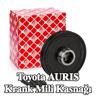 FEBI BILSTEIN Krank mili için krank mili kasnağı, cıvata/vida ile — Toyota Auris