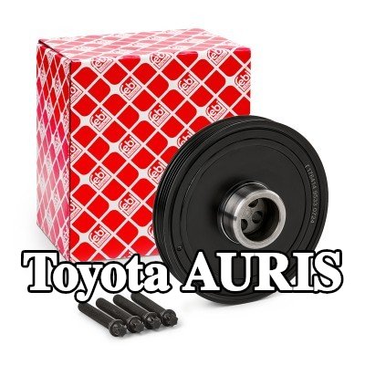 FEBI BILSTEIN بكرة العمود المرفقي للعمود المرفقي, مع مسامير/براغي — Toyota Auris