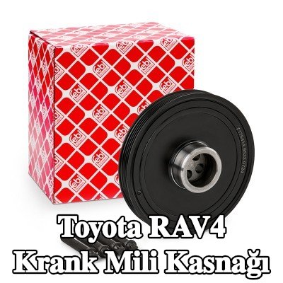 FEBI BILSTEIN Krank mili için krank mili kasnağı, cıvata/vida ile — 2016 Toyota Rav4