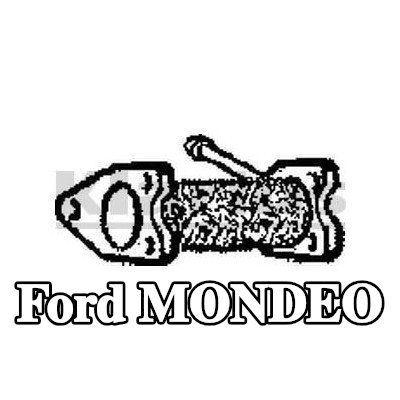 VEGAZ أنبوب العادم — 1997 Ford Mondeo