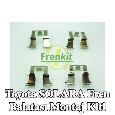 FRENKIT Fren balatası montaj kiti Arka Aks — Toyota Solara