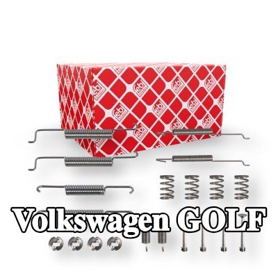 FEBI BILSTEIN طقم تركيب حذاء الفرامل للمحور الخلفي — 2003 Volkswagen Golf