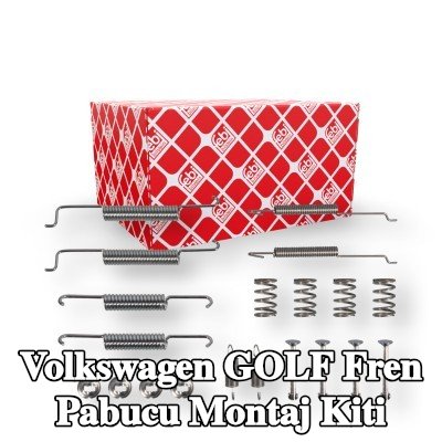 FEBI BILSTEIN Arka aks fren pabucu montaj kiti — 2003 Volkswagen Golf