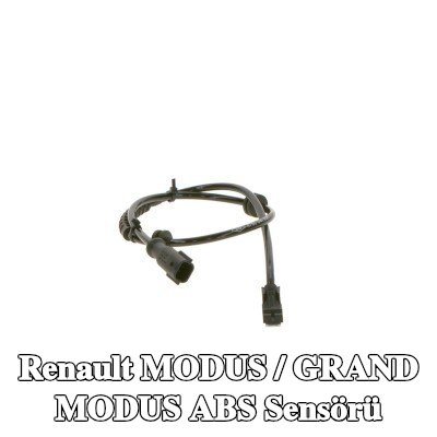 BOSCH ABS sensörü Arka Aks, kablo ile — Renault Modus / Grand Modus