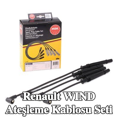 NGK Ateşleme kablo seti siyah — Renault Wind
