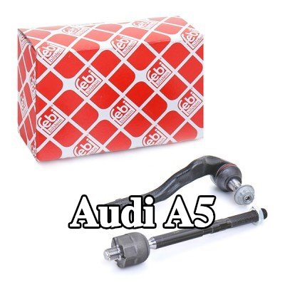 FEBI BILSTEIN مجموعة قضيب التوجيه OE Turbo جديدة, المحور الأمامي الأيسر, مع صواميل — 2012 Audi A5