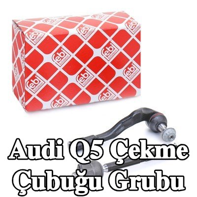 FEBI BILSTEIN Rot kolu grubu OE Turbo YENİ, Sol Ön Aks, somunlu — Audi Q5