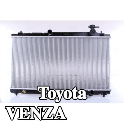 NISSENS مبرد المحرك بدون غطاء, بدون خزان التمدد, بدون حشية/مانع تسرب — Toyota Venza