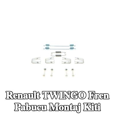 BOSCH Yaylı fren pabucu montaj kiti — 2012 Renault Twingo