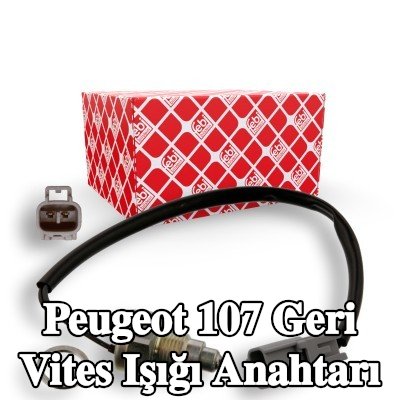 FEBI BILSTEIN Conta/sızdırmazlık elemanlı geri vites lambası anahtarı, kablo ile — Peugeot 107