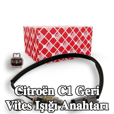 FEBI BILSTEIN Conta/sızdırmazlık elemanlı geri vites lambası anahtarı, kablo ile — 2012 Citroën C1