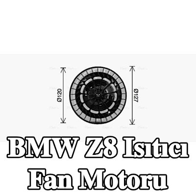 AVA COOLING SYSTEMS Dirençsiz ısıtıcı fan motoru — BMW Z8