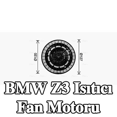 AVA COOLING SYSTEMS Dirençsiz ısıtıcı fan motoru — BMW Z3