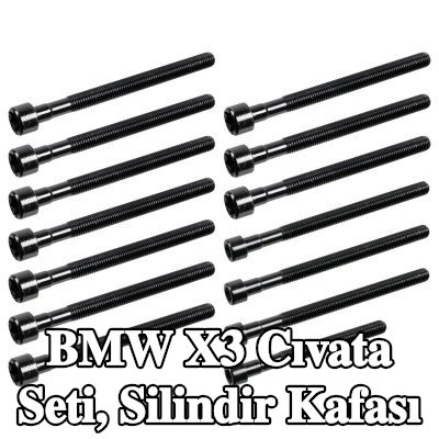 FEBI BILSTEIN Cıvata seti, silindir kafası — 2012 BMW X3