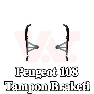 VAN WEZEL Ön tampon braketi — Peugeot 108