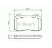 BOSCH Fren balatası seti 14, 8mm, gıcırtı önleyici plaka ile, montaj kılavuzu ile — Citroën Ds3 (4)