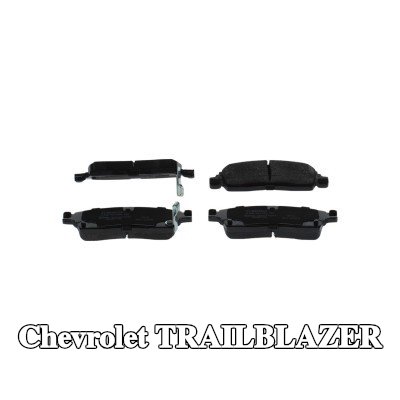 BOSCH مجموعة وسادات الفرامل 18, 1mm, مع لوحة مانعة للصرير — 2002 Chevrolet Trailblazer